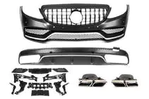 Mercedes C-klasse W205 2014–2021 Bodykit-sæt med diffuser V1 (AMG C63-designs 2014-2018) foto 1