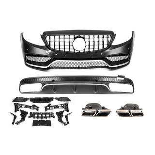Bodykit-sæt med diffuser V1 (AMG C63-designs 2014-2018) foto 1