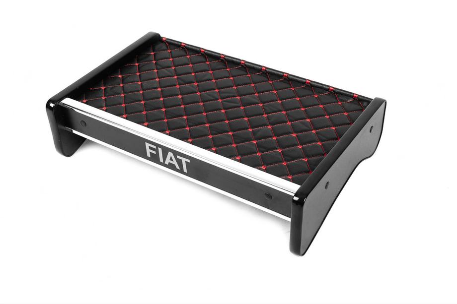Fiat Ducato 2006–2025 Instrumentbordhylde (sort med rød syning) Image
