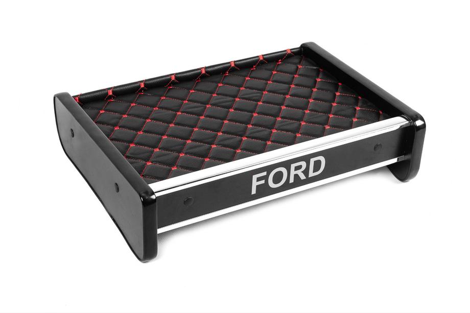 Ford Transit 1991–2000 Hylde til instrumentbræt (sort med rød syning) Foto 3