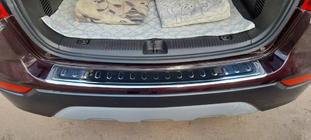 Opel Mokka 2012–2021 Bagkofangerbeskytter V-1 Carmos (rustfrit stål) foto 2
