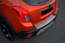 Opel Mokka 2012–2021 OmsaLine bagkofangerbeskytter i rustfrit stål (2012-2016) foto 2