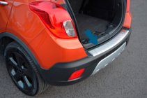 Opel Mokka 2012–2021 OmsaLine bagkofangerbeskytter i rustfrit stål (2012-2016) foto 5