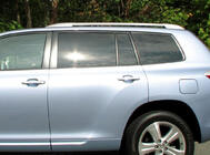 Toyota Highlander 2008–2013 Tagrælinger grå OEM (aluminium) foto 1
