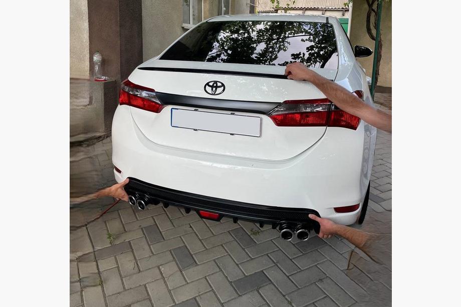 Toyota Corolla 2013–2019 Bagdiffusor V3 (1234 Upgrade) Image
