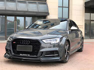 Audi A3 2020– Frontlip til forkofanger (sort) foto 1