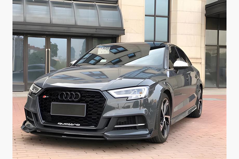 Audi A3 2020– Frontlip til forkofanger (sort) Image