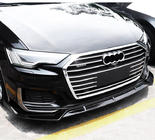 Audi A6 C8 2018–2025 Frontlip til forkofanger (sort) foto 2