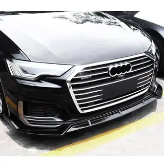 Frontlip til forkofanger (sort) Audi A6 C8 2018–2025 foto 2