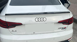Audi A4 B9 2015–2024 LIP-spoiler (1234 Upgrade, sort) foto 1