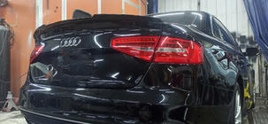 Audi A4 B8 2007–2015 HongHang spoiler (ABS, blank sort) foto 1