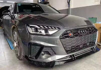 Audi A4 B9 2015–2024 Frontspoiler læbe 2021-2023 (sort) foto 1