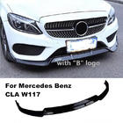 Mercedes CLA C117 2013–2019 Frontspoilerlæbe V1 (sort) foto 3