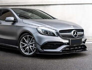 Mercedes A-Klasse W176 2012–2018 Frontlip spoiler (til AMG-Line / A45 AMG HB 2016-2018, sort) foto 1