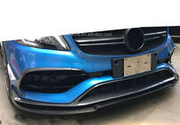 Mercedes A-Klasse W176 2012–2018 Frontlip spoiler (til AMG-Line / A45 AMG HB 2016-2018, sort) foto 3