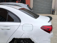 Mercedes A-klasse W177 2018– LIP-spoiler (1234 Upgrade, sort) foto 1