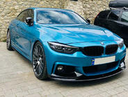 BMW 4-serie F32/F33/F36 2012–2020 Forreste læbespoiler 1234 Upgrade (sort) foto 2