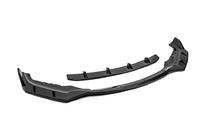 BMW 5-serie G30/G31 2017–2023 Forreste læbespoiler 1234 Upgrade (sort) foto 3
