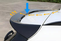 BMW X1 F48 2015–2022 LIP-spoiler (1234 Upgrade, sort) foto 8