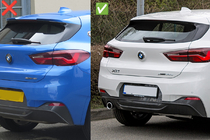 BMW X2 F39 2018–2023 LIP-spoiler (1234 Upgrade, sort) foto 8