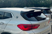 BMW X2 F39 2018–2023 LIP-spoiler (1234 Upgrade, sort) foto 2