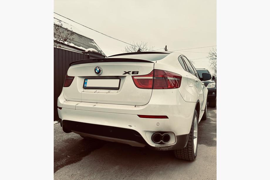 BMW X6 E71 2008–2014 LIP-spoiler (1234 Upgrade, sort) Image