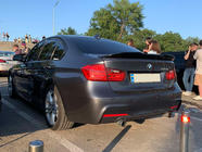BMW 3-serie F30/F31 2012–2019 LIP V1 spoiler (1234 Upgrade, sort) foto 1