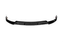 Mercedes C-klasse W205 2014–2021 Front læbespoiler til kofanger V2 1234 Upgrade (sort, 2018-2021) foto 4