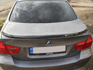 BMW 3-serie E90/E91 2005–2011 Spoiler HongHang V2 (ABS, sort højglans) foto 2