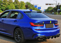 BMW 3-serie G20/G21 2018– Bagrudespoiler LIP (1234 Upgrade, sort) foto 2