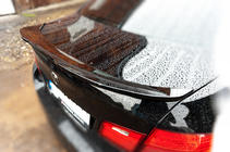 BMW 5-serie F10/F11 2010–2016 Læbespoiler V3 (1234 Upgrade, sort) foto 5