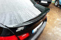 BMW 5-serie F10/F11 2010–2016 Læbespoiler V3 (1234 Upgrade, sort) foto 1