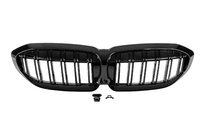 BMW 3-serie G20/G21 2018– M-Look V2 nyregitre (2018-2022, højglans sort) foto 3