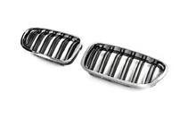 BMW 5-serie F10/F11 2010–2016 Nyregrill sæt (2 stk., krom) foto 1