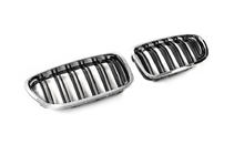 BMW 5-serie F10/F11 2010–2016 Nyregrill sæt (2 stk., krom) foto 3