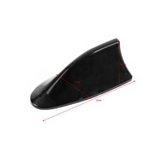 Sharkfin tagantenne (sort, ABS) foto 4