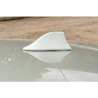 Sharkfin-antenne (hvid, ABS) foto 2