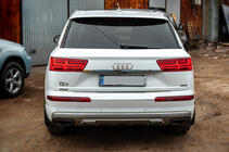 Audi Q7 2015–2026 Kromliste over nummerpladen (rustfrit stål) foto 4