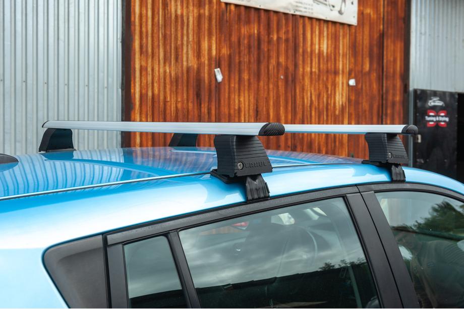Nissan Leaf 2010–2017 Tagbøjler til glat tag (krom, sæt) Image
