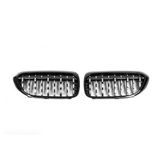 Nyregrill Diamond Silver V2 (2017-2020, sort kant) BMW 5-serie G30/G31 2017–2023 foto 2
