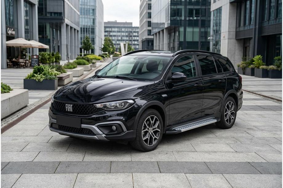 Fiat Tipo Cross 2021– Sidetrin Vision New Grey (2 stk., aluminium) Image