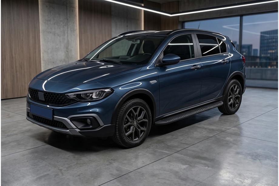Fiat Tipo Cross 2021– Sidetrin Tayga Black (2 stk., aluminium) Image