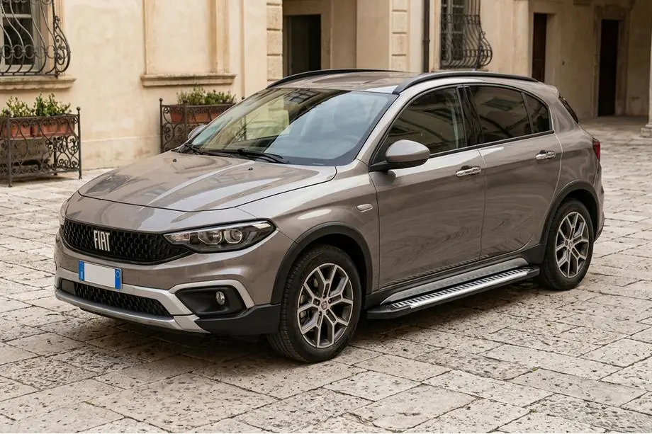 Fiat Tipo Cross 2021– Sidetrin Line (2 stk., aluminium) Image