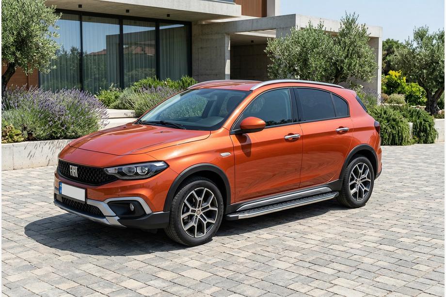 Fiat Tipo Cross 2021– BlackLine sidetrin (2 stk., aluminium) Image