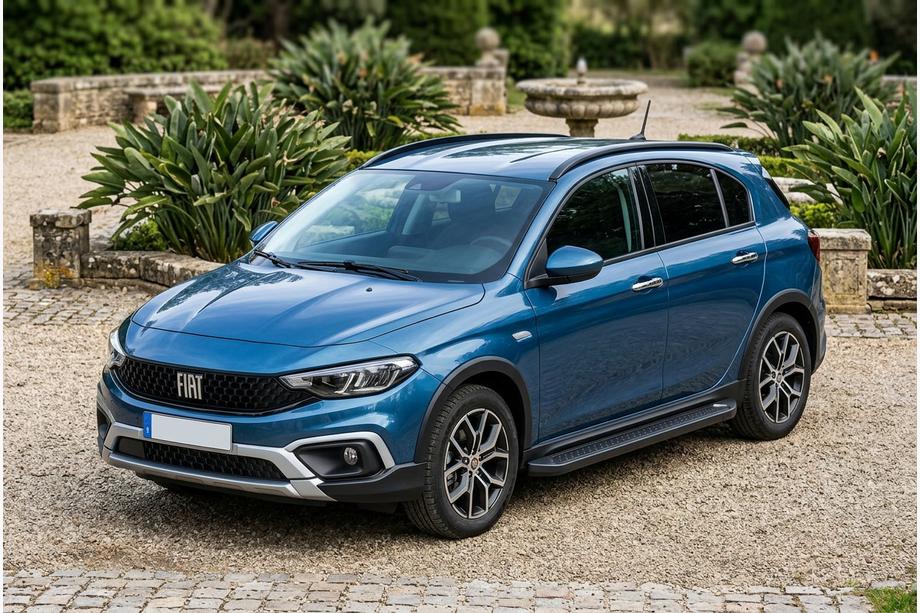 Fiat Tipo Cross 2021– Allmond Black sidetrin (2 stk., aluminium) Image