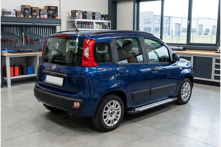 Fiat Panda 2011–2023 Sidetrin Allmond Grey (2 stk., aluminium) Image