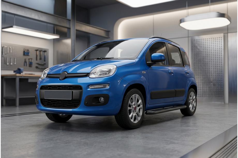 Fiat Panda 2011–2023 Sidetrin Tayga Black (2 stk., aluminium) Image