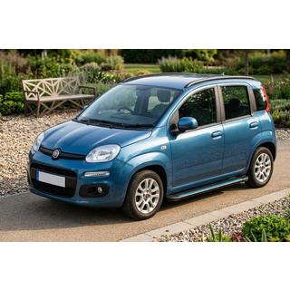 Maya Blue sidetrin (2 stk., aluminium) foto 1