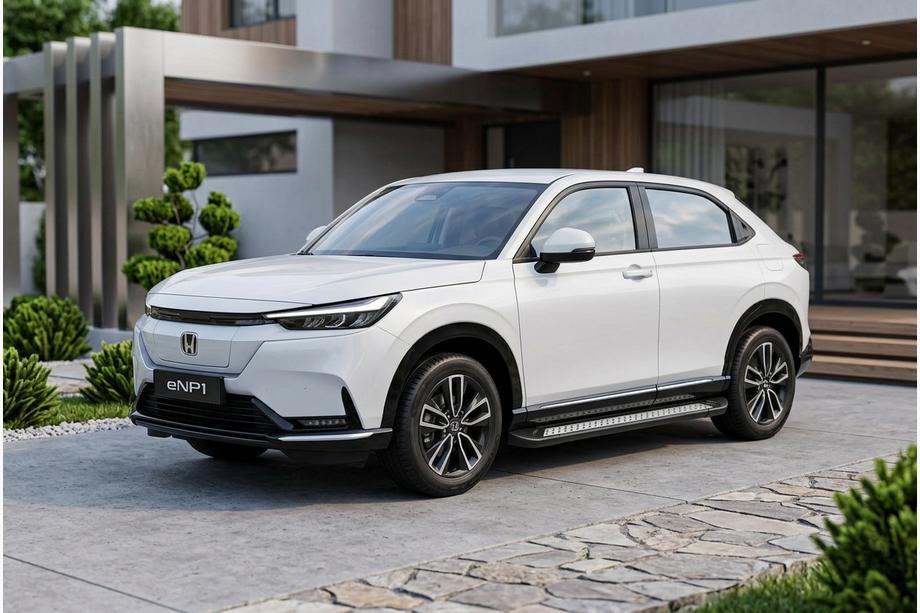Honda HR-V 2021– Sidetrin Vision New Black (2 stk., aluminium) Image