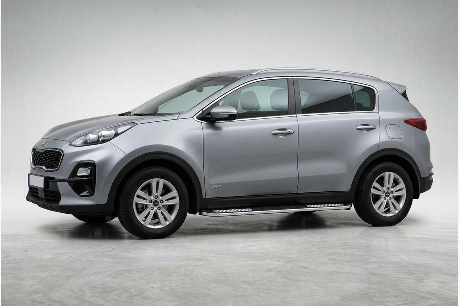 Kia Sportage 2021– Sidetrin Tayga V2 (2 stk., aluminium) Image